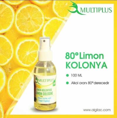 Multiplus Limon Kolonyası 80° Sprey 100 ml - 1