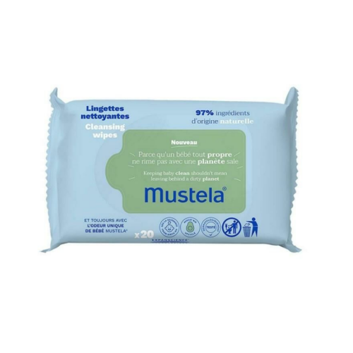 Mustela Avocado Cleansing Wipes 20 Yaprak - 1