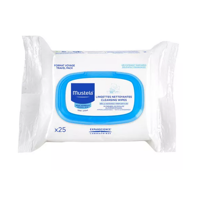 Mustela Cleansing Wipes Yüz Temizleme Mendili 25 Adet - 1