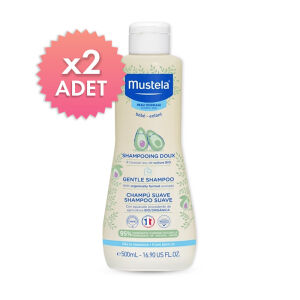 Mustela Gentle Shampoo 500 ml Bebek Şampuanı 2 adet