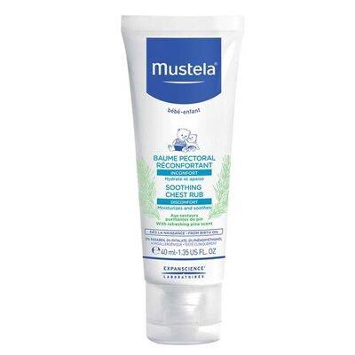 Mustela Soothing Chest Rub 40 ml Rahatlatıcı Göğüs Balsamı - 1