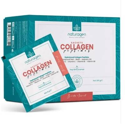 Naturagen Collagen Yeşil Elma Aromalı 30 Saşe - 1