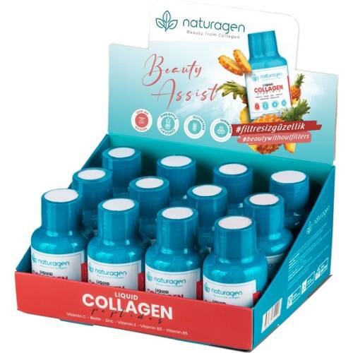 Naturagen Liquid Collagen Peptides Shots - 60 ml (12'li) - 1