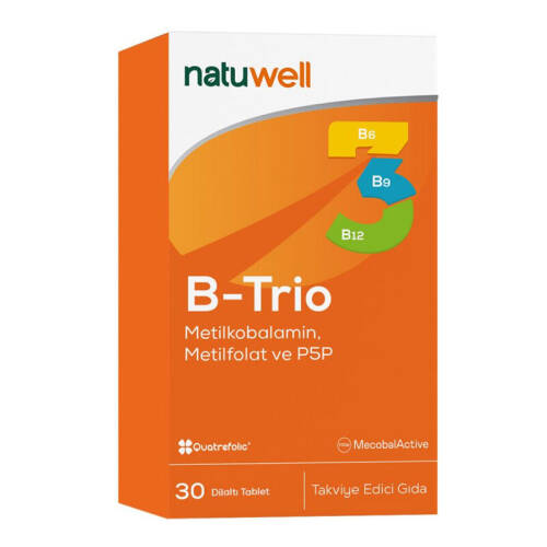 Natuwell B-Trio 30 Dilaltı Tablet - 1