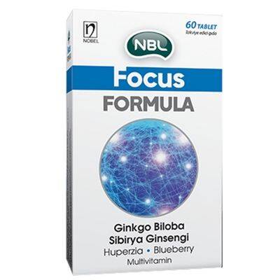 NBL Focus Formula Vitamin ve Omega 3 60 Tablet - 1
