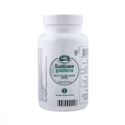NBL Glukozamin Kondroitin MSM 60 Tablet - 1
