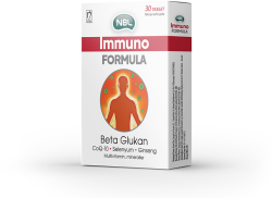 NBL Immuno Formula Beta Glukan 30 Tablet Takviye Edici Gıda