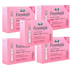 NBL Serum Fizyolojik Flakon 12 adet (5'li Avantaj Paketi)