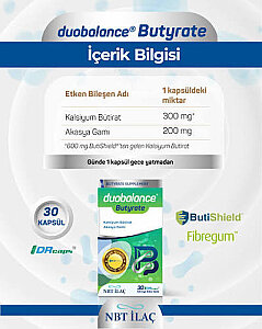 NBT Life Duobalance Butyrate 30 Kapsül - 2