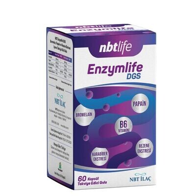 Nbt Life Enzymlife DGS Takviye Edici Gıda 60 Kapsül - 1