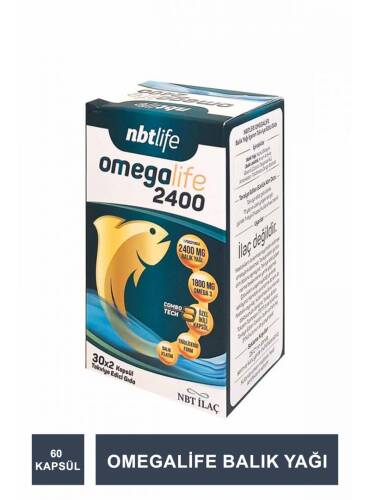 NBT Life Omegalife 2400 60 Kapsül - 1