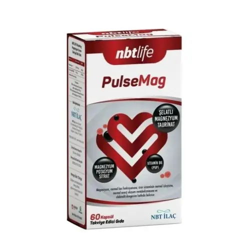 Nbt Life PulseMag Magnezyum İçeren Takviye Edici Gıda 60 Kapsül - 1