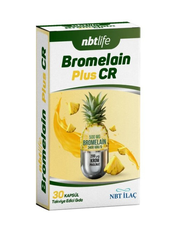 Nbtlife Bromelain Plus Cr 30 Kapsül