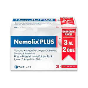 Nemolix Plus 30 Tablet - 3 Al 2 Öde