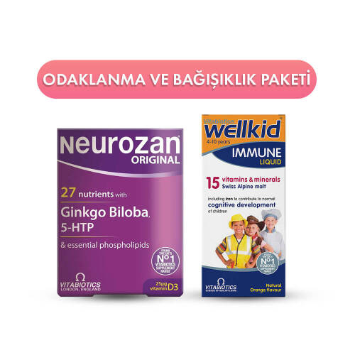 Neurozan - Wellkid Immune Odaklanma ve Bağışıklık Paketi - 1