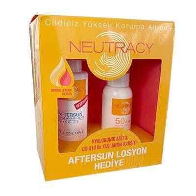 Neutracy Kuru & Normal Ciltler İçin Güneş Kremi SPF50+ 70 ml + After Sun Losyon 150 ml Hediyeli - 1