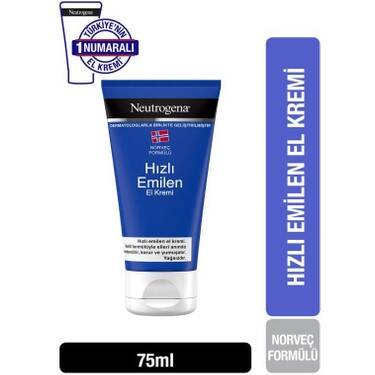 Neutrogena Hızlı Emilen Yağsız El Kremi 75 ml - 1