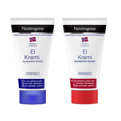 Neutrogena El Kremi 75 ml - İkincisi Hediye (Parfümlü ve Parfümsüz) - 1