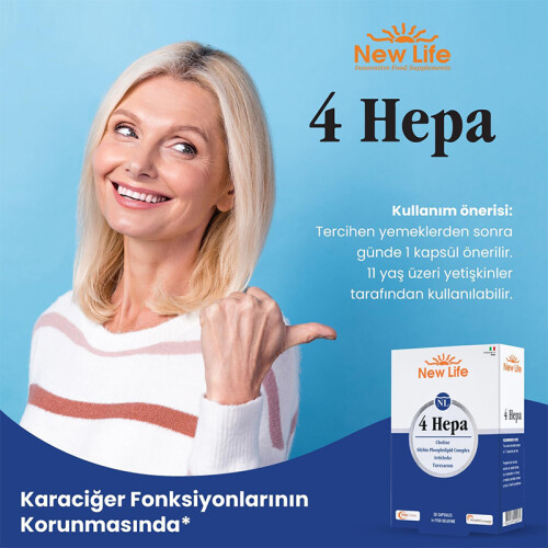 New Life 4 Hepa 30 Softgel Kapsül - 2