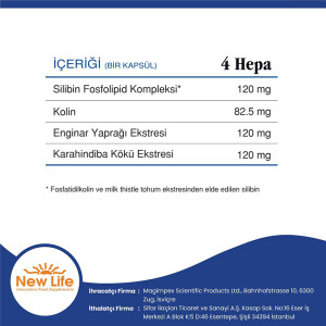 New Life 4 Hepa 30 Softgel Kapsül - 4