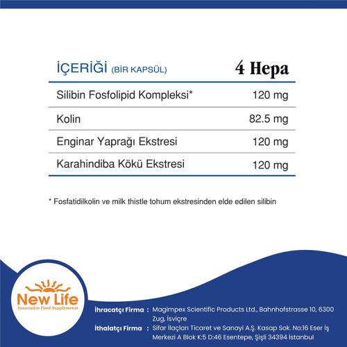New Life 4 Hepa 30 Softgel Kapsül - 4