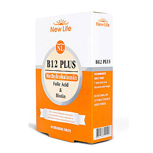 New Life B12 Plus Methylcobalamin Folic Acid & Biotin 60 Tablet - 2