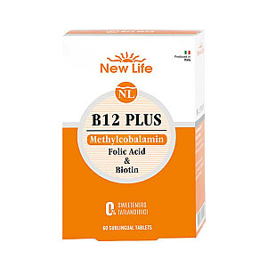 New Life B12 Plus Methylcobalamin Folic Acid & Biotin 60 Tablet