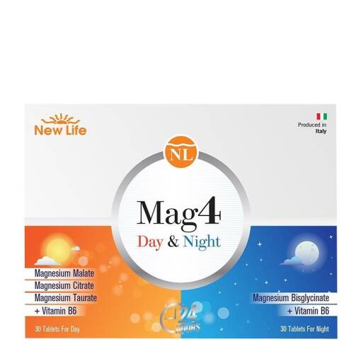 New Life Mag 4 Day Night (30 Tablet) - 1