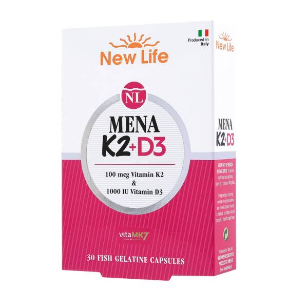 New Life Mena K2+D3 30 Kapsül - 1