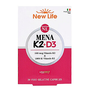 New Life Mena K2+D3 30 Kapsül