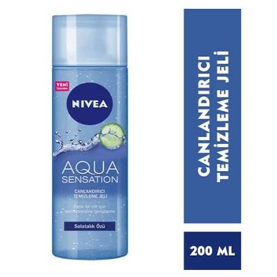 Nivea Aqua Sensation Canlandırıcı Yüz Temizleme Jeli 200 ml - 1