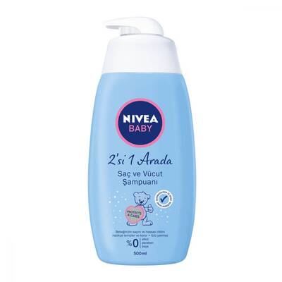 Nivea Baby 2 si 1 Arada Saç ve Vücut Şampuanı 500 ml - 1