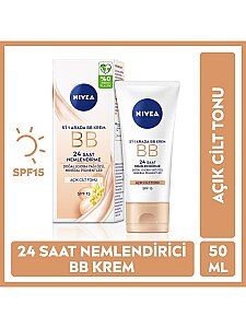 Nivea BB Krem 5'i Bir Arada Nemlendirici Açık Ton SPF15 50 ml