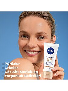 Nivea BB Krem 5'i Bir Arada Nemlendirici Açık Ton SPF15 50 ml - 2
