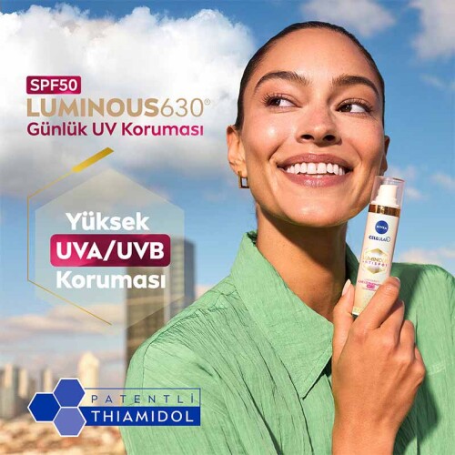 Nivea Cellular Luminous 630 Leke Karşıtı Gündüz Kremi SPF50 40 ml - 4