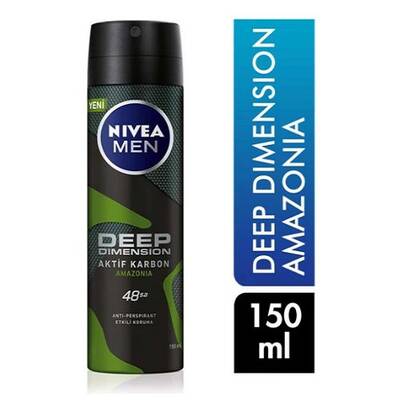 Nivea Deo Sprey Deep Amazonia For Men 150 ml - 1