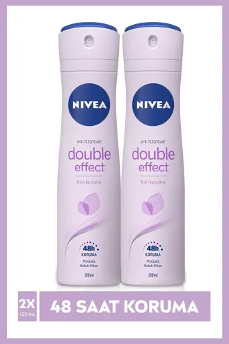 Nivea Double Effect Mor Düşler Deodorant 150 ml 2 Adet - 1