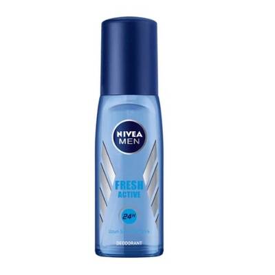 Nivea For Men Fresh Active Pompalı Deodorant Sprey 75 ml - 2