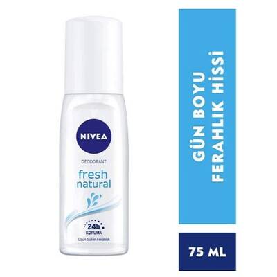 Nivea Fresh Natural Pompalı Deodorant Sprey 75 ml - 1