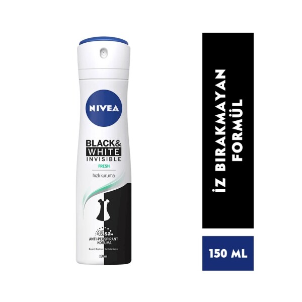 Nivea Invisible Black & White Fresh Deodorant 150 ml - 1