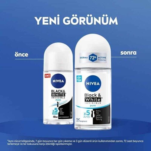 Nivea Invisible Black&White Pure Roll-On - 5