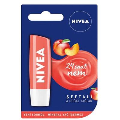 Nivea Lip Dudak Bakım Kremi - Şeftali - 1