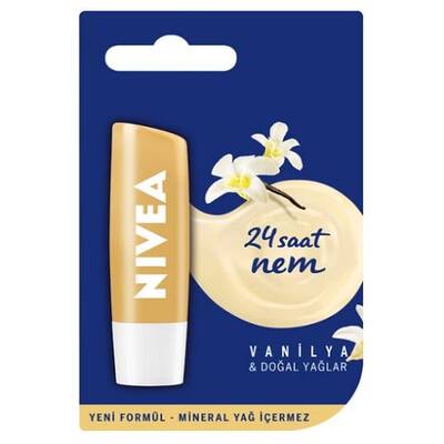 Nivea Lip Stick Vanilya 24 Saat Nem - 1