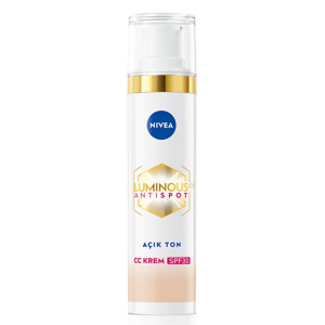 Nivea Luminous Koyu Leke Karşıtı CC Krem Açık Ton 40 ml