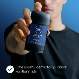 Nivea Men Deep Dimension Aktif Karbon Stick Deodorant 50 ml - 6
