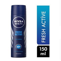 Nivea Men Deodorant Sprey Fresh Active 150 ml - Nivea