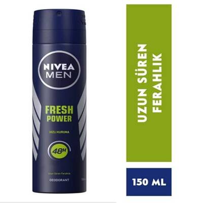 Nivea Men Fresh Power Erkek Deodorant 150 ml - 1