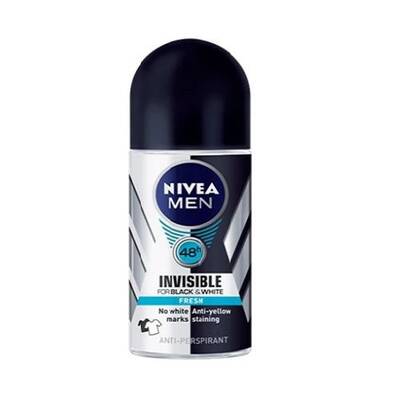 Nivea Men Invisible For Black & White Fresh Roll-On 50 ml - 1