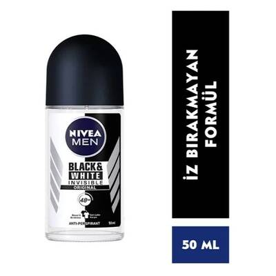 Nivea Men Invisible For Black & White Original Roll-on 50 ml - 1