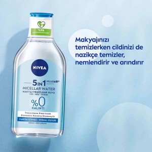 Nivea Micellair Makyaj Temizleme Suyu 400 ml - Normal Ciltler Yüz & Göz & Dudak - 2